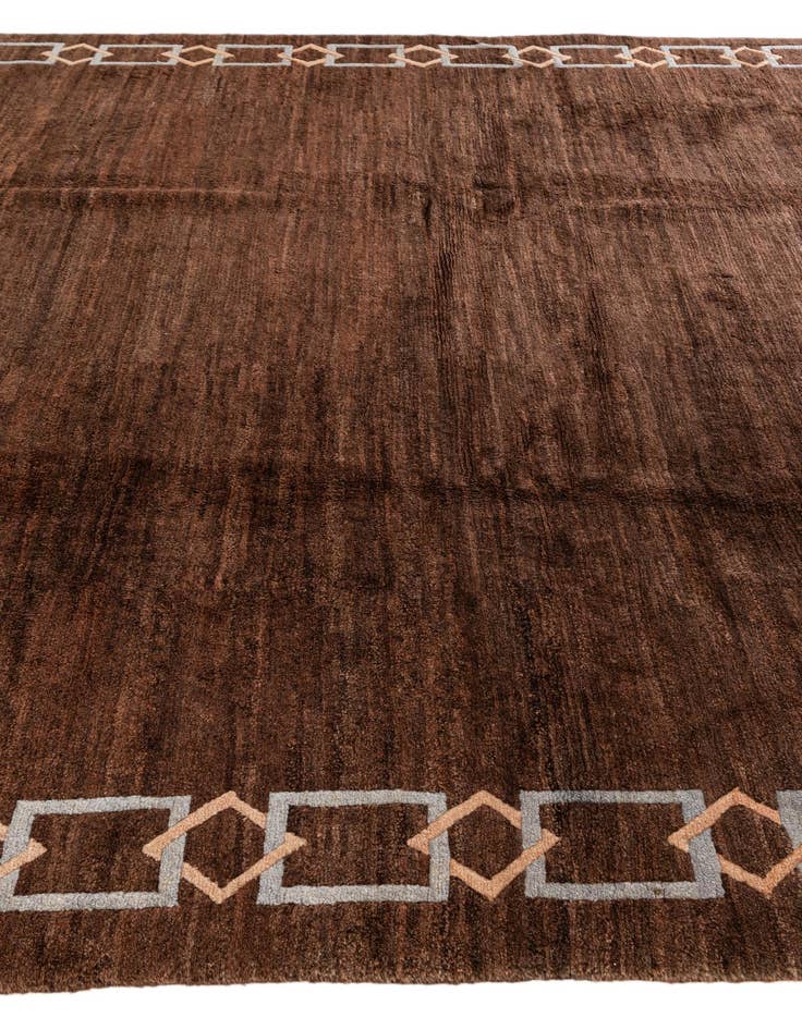 Detail image of  8' 2 x 11' 4  Hand Knotted Tibet Wool Rug