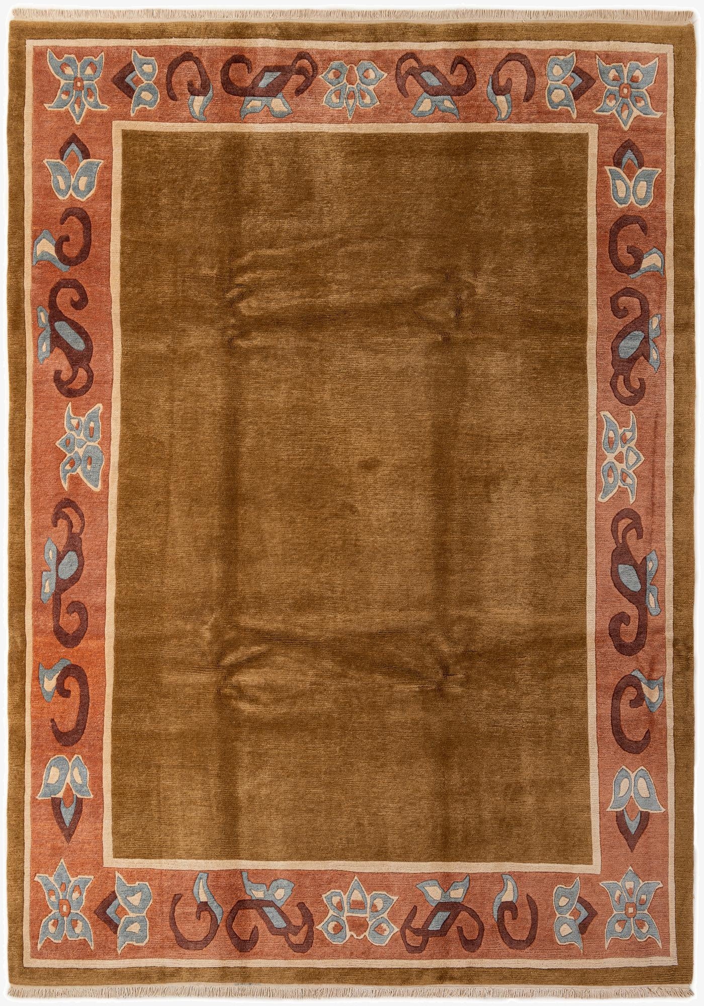  8' 2 x 11' 4  Hand Knotted Tibet Wool Rug
