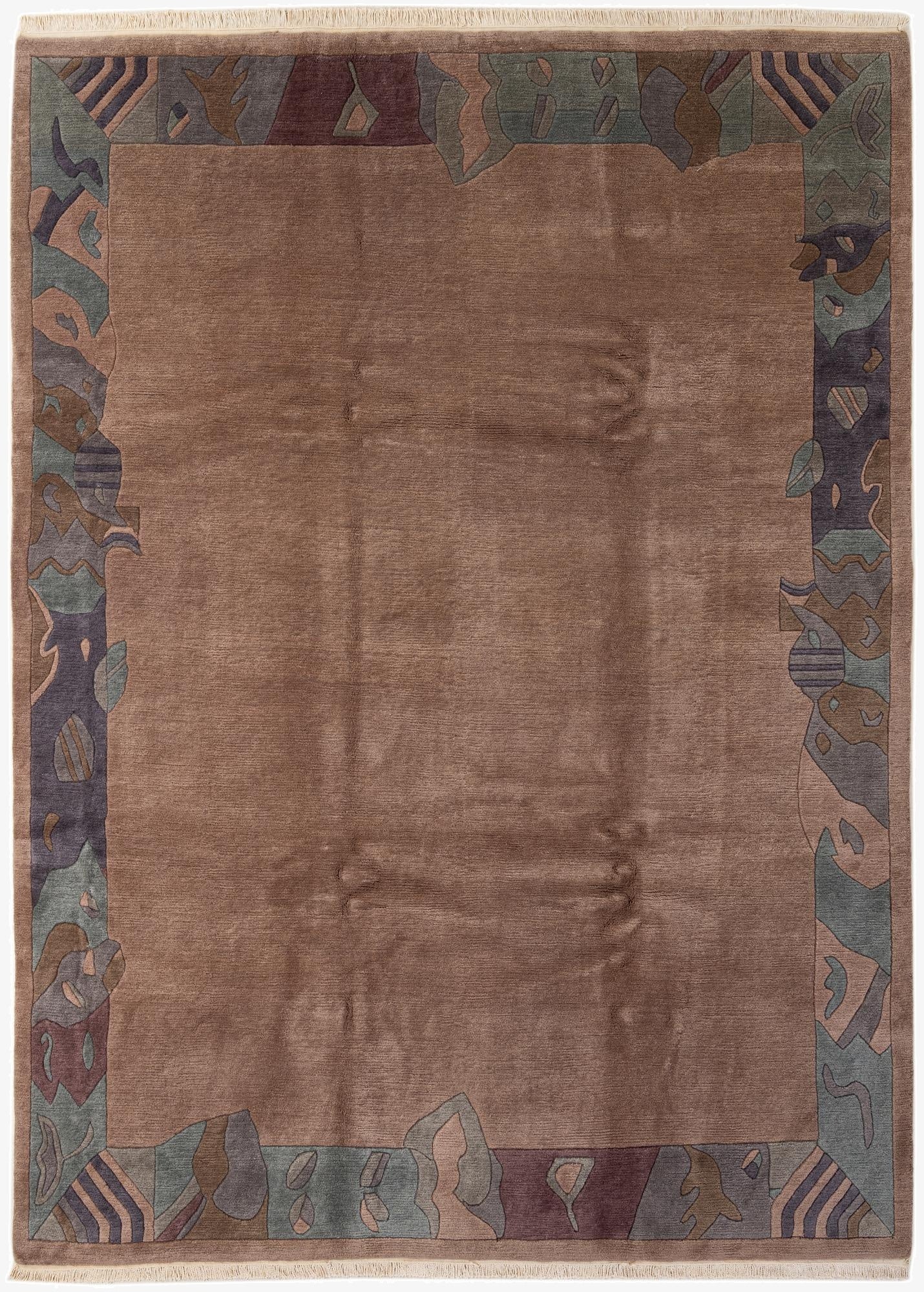  8' 2 x 10' 11  Hand Knotted Tibet Wool Rug