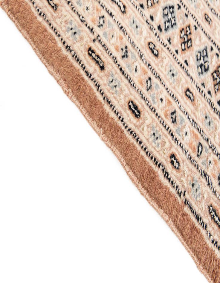 Detail image of  6' 1 x 8' 10  Hand Knotted Torkaman Persian Wool Rug