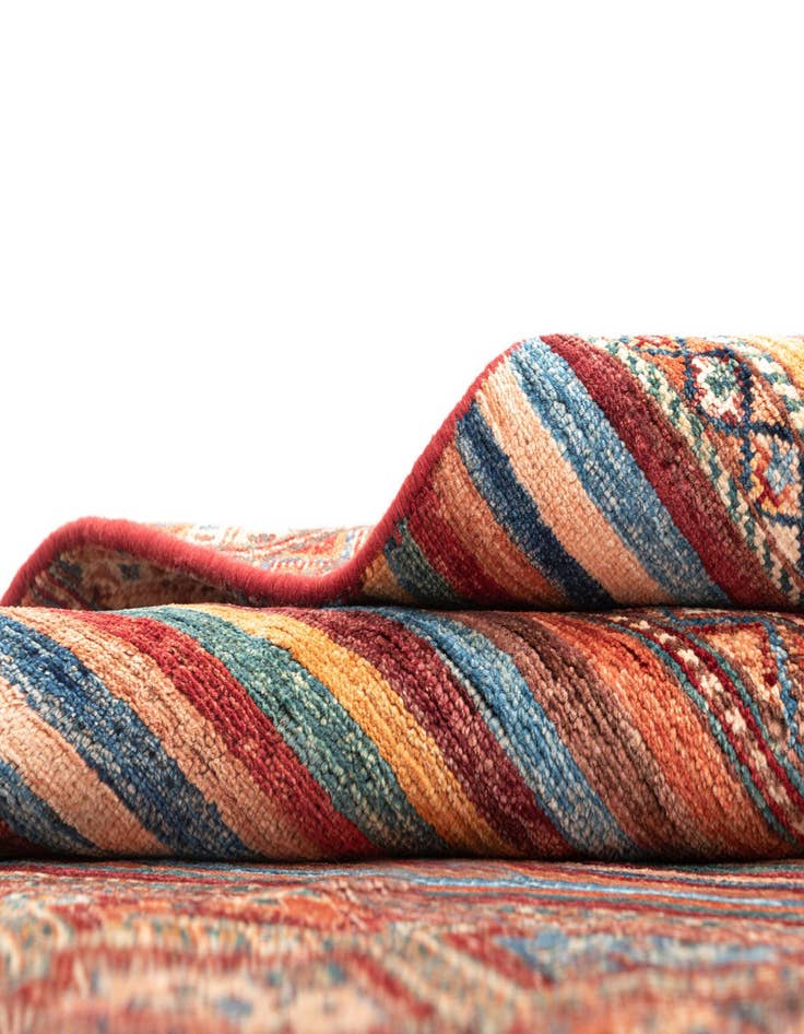 Detail image of  4' x 5' 11 Torkman Wool Rug