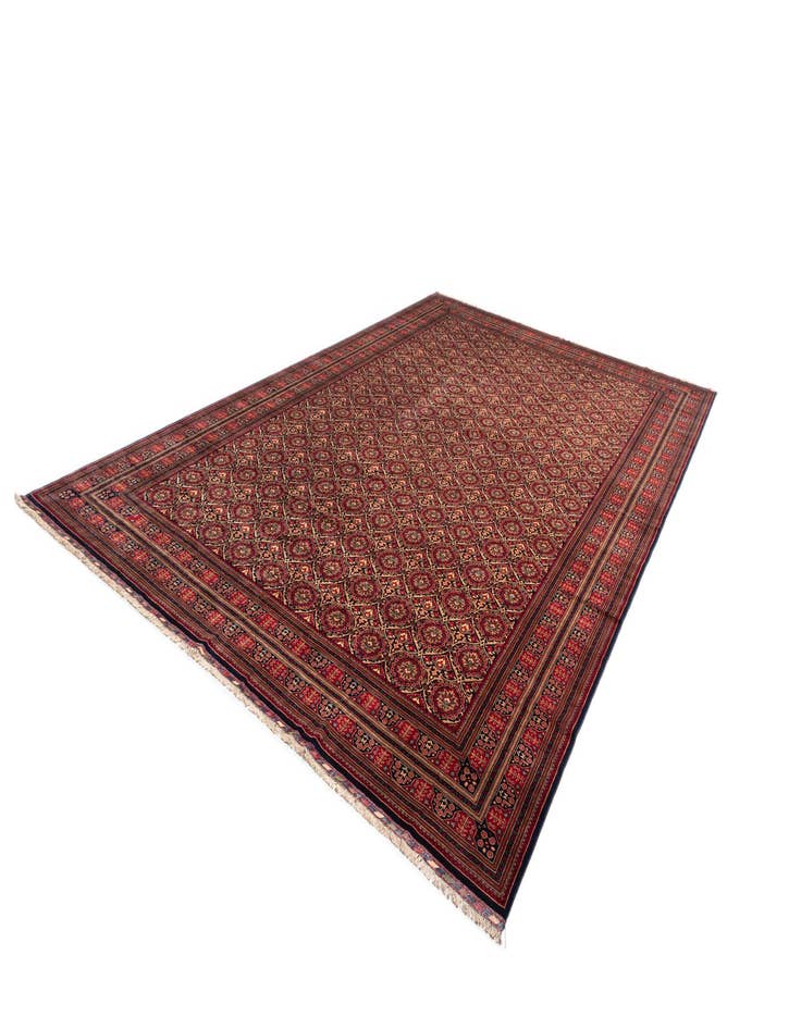 Detail image of  12' 8 x 19' 2 Torkman Wool Rug