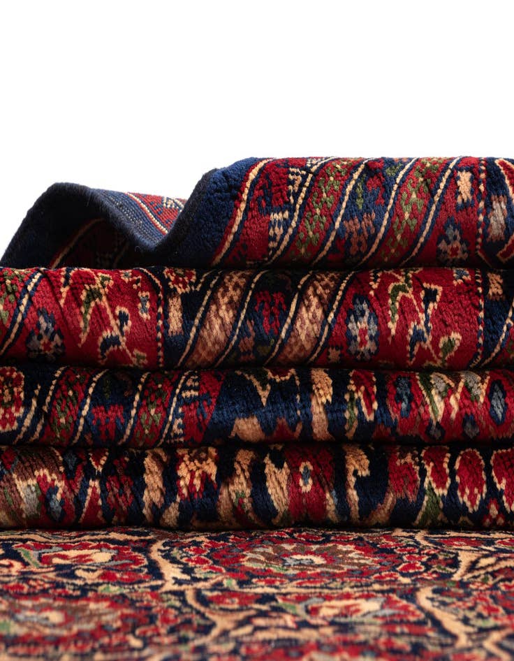 Detail image of  12' 8 x 19' 2 Torkman Wool Rug