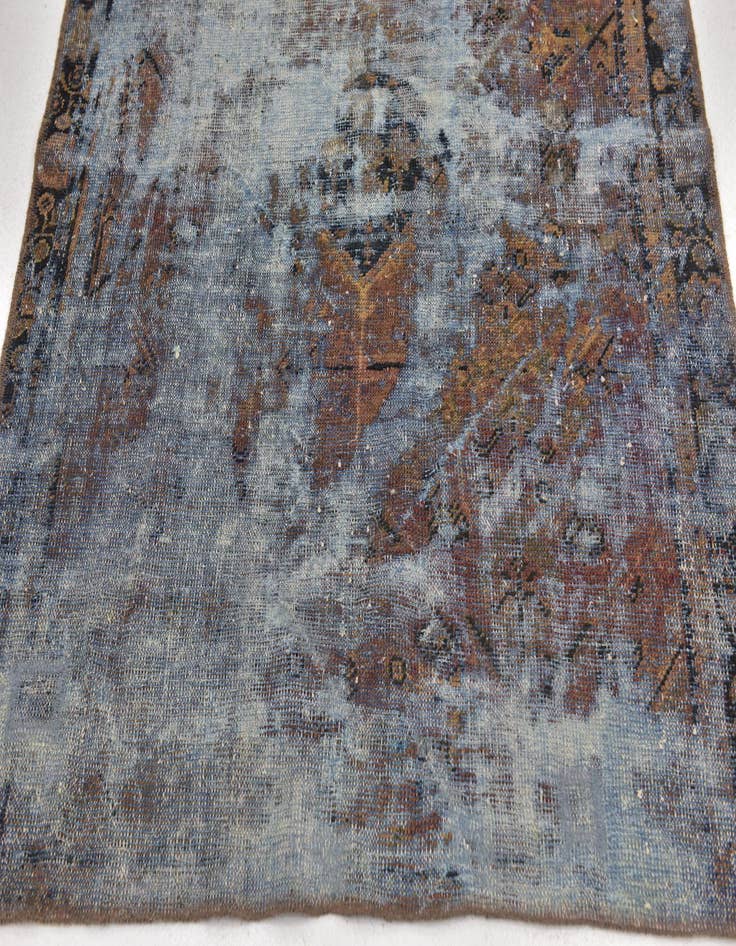 Detail image of  4' x 5' 6  Hand Knotted Ultra Vintage Persian Wool Rug