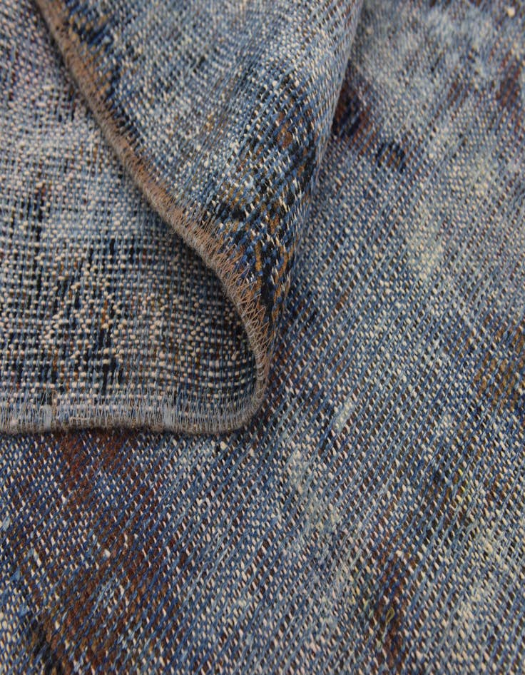 Detail image of  4' x 5' 6  Hand Knotted Ultra Vintage Persian Wool Rug