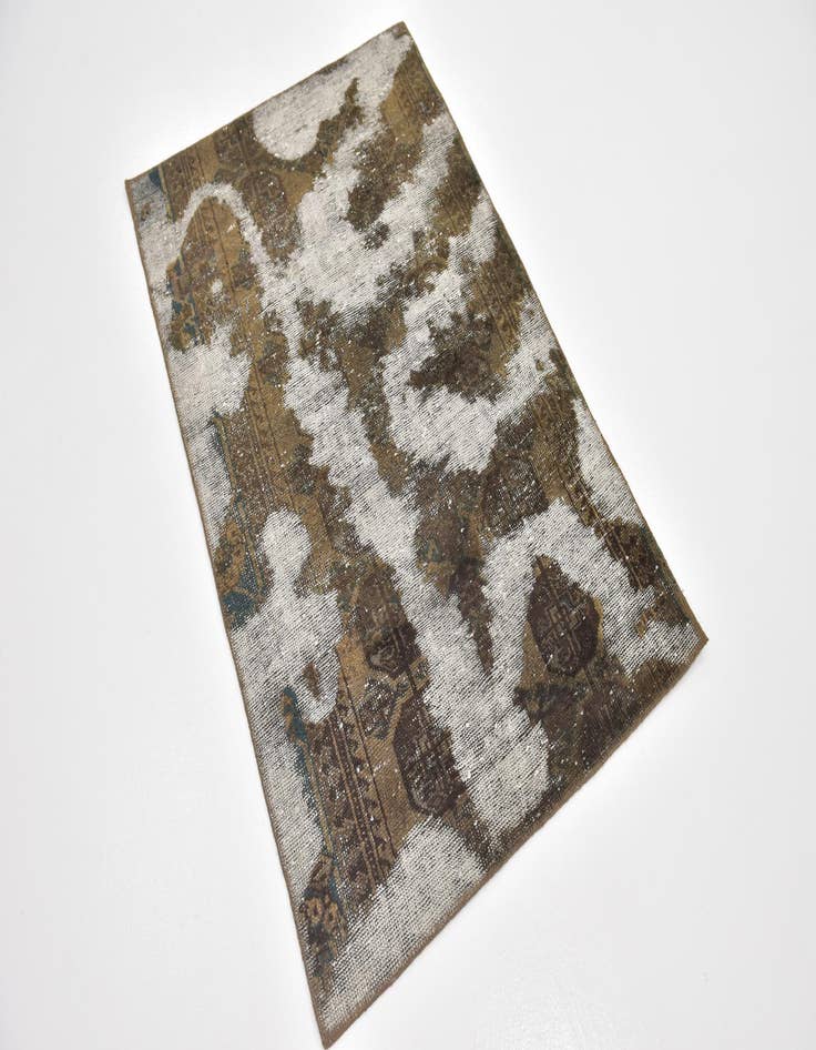 Detail image of  3' x 4' 6  Hand Knotted Ultra Vintage Persian Wool Rug