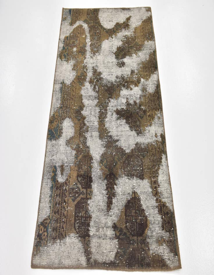 Detail image of  3' x 4' 6  Hand Knotted Ultra Vintage Persian Wool Rug