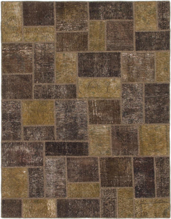  5' x 6' 10  Hand Knotted Ultra Vintage Persian W...