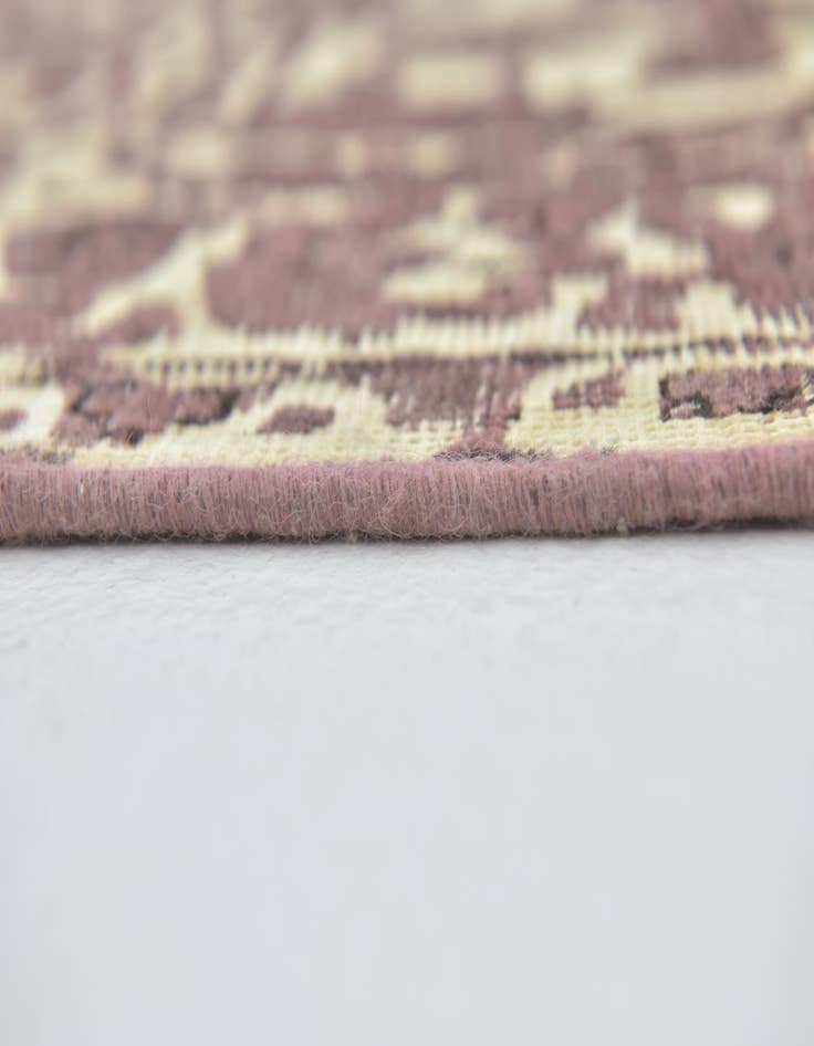 Detail image of  4' 6 x 6' 2  Hand Knotted Ultra Vintage Persian Wool Rug