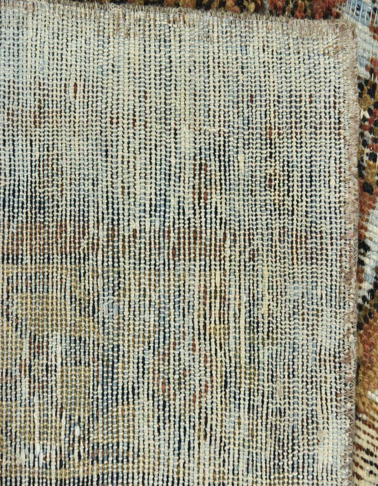 Detail image of  6' 6 x 8' 2  Hand Knotted Ultra Vintage Persian Wool Rug