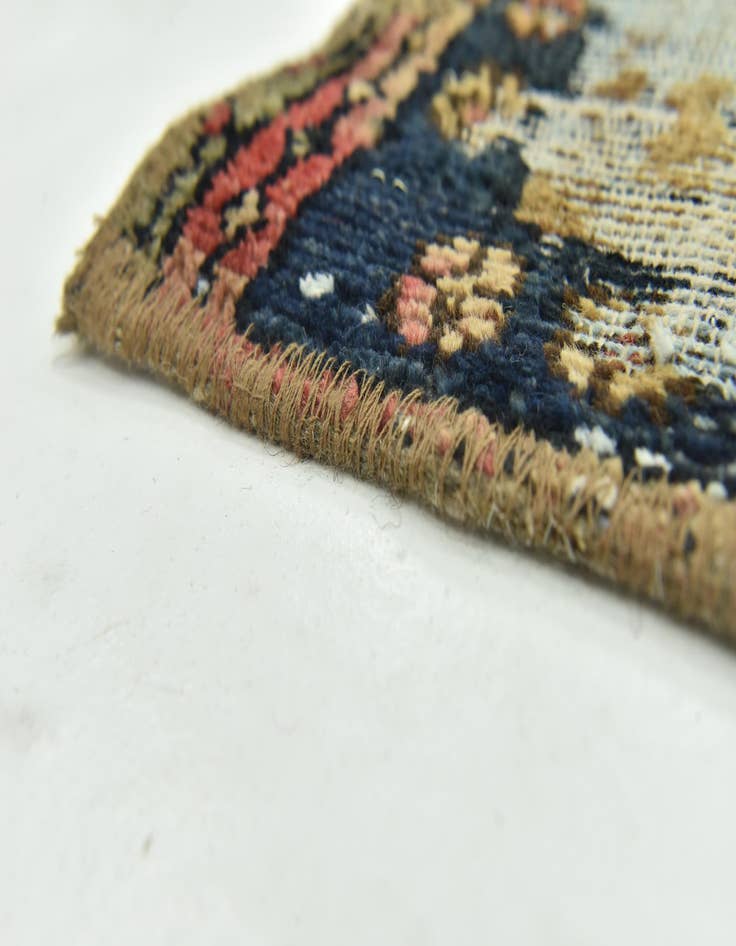 Detail image of  6' 6 x 8' 2  Hand Knotted Ultra Vintage Persian Wool Rug