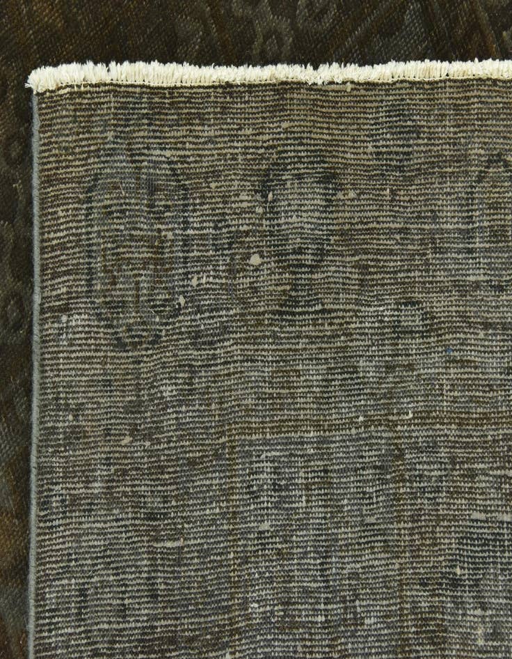 Detail image of  5' 10 x 9'  Hand Knotted Ultra Vintage Persian Wool Rug