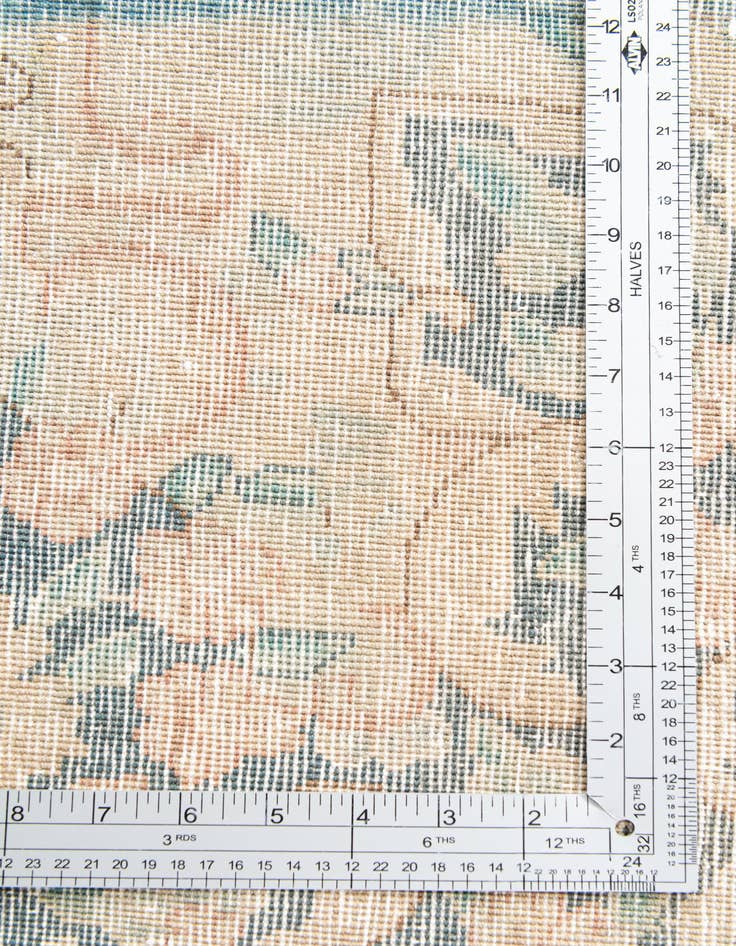 Detail image of  8' 9 x 12' 3  Hand Knotted Ultra Vintage Persian Wool Rug