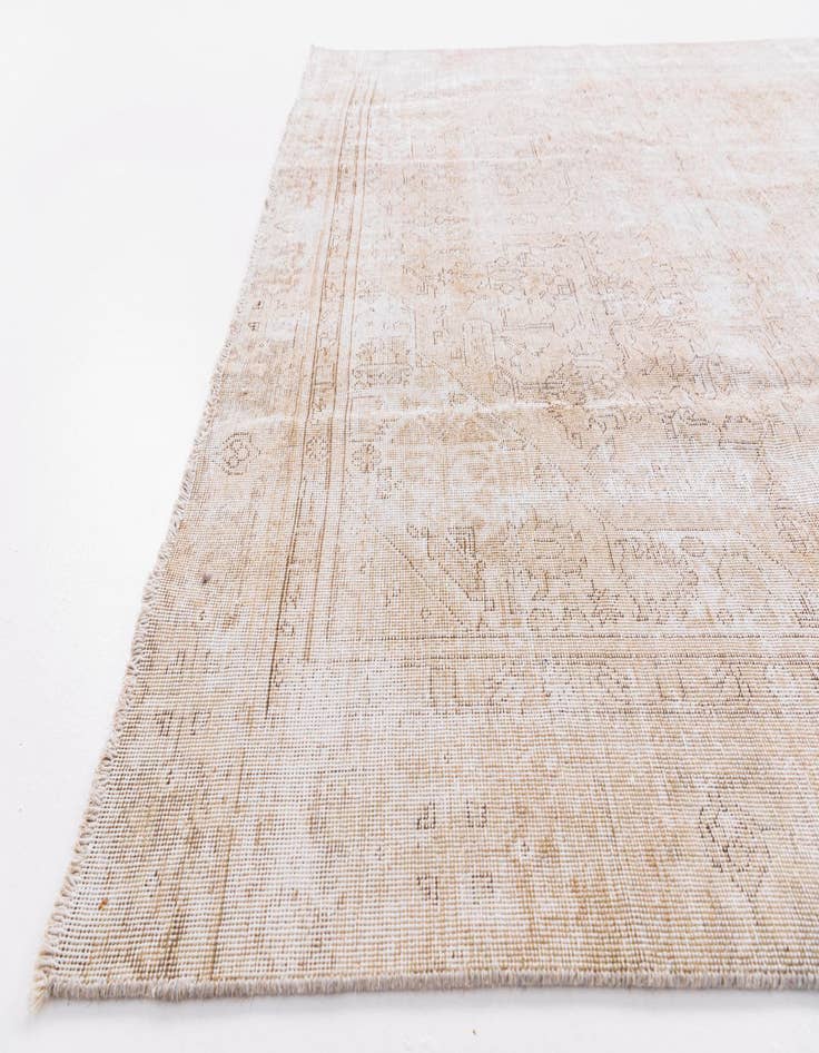 Detail image of  7' 3 x 10' 5  Hand Knotted Ultra Vintage Persian Wool Rug