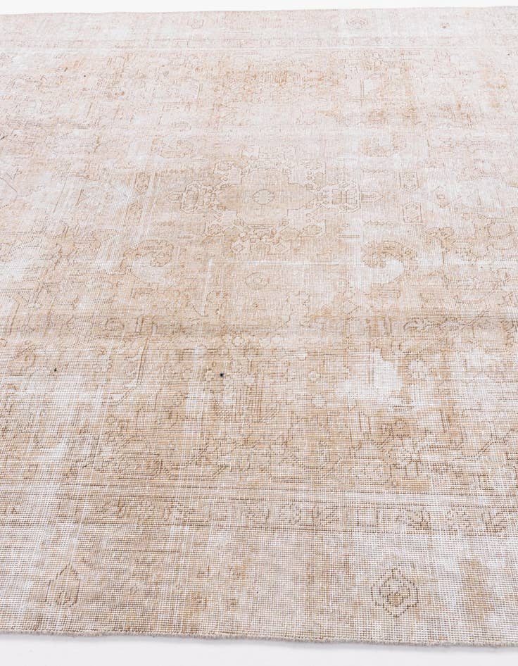 Detail image of  7' 3 x 10' 5  Hand Knotted Ultra Vintage Persian Wool Rug