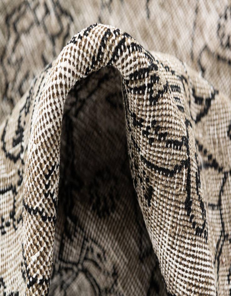 Detail image of  8' 1 x 11' 4  Hand Knotted Ultra Vintage Persian Wool Rug