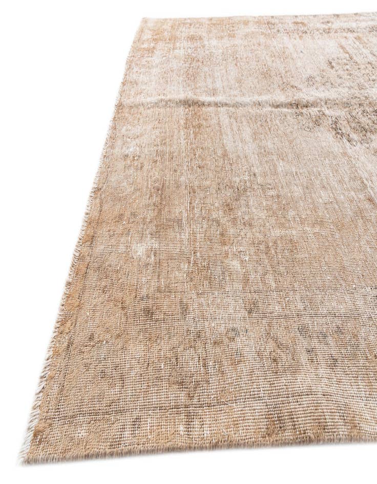 Detail image of  6' 3 x 9' 2  Hand Knotted Ultra Vintage Persian Wool Rug