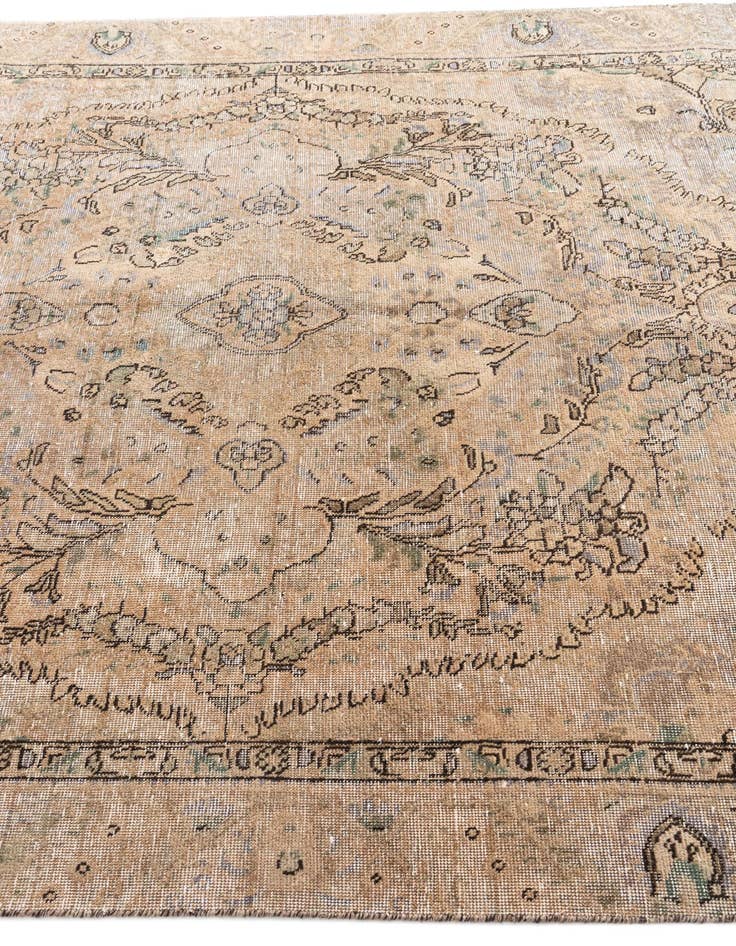Detail image of  6' x 9' 1  Hand Knotted Ultra Vintage Persian Wool Rug