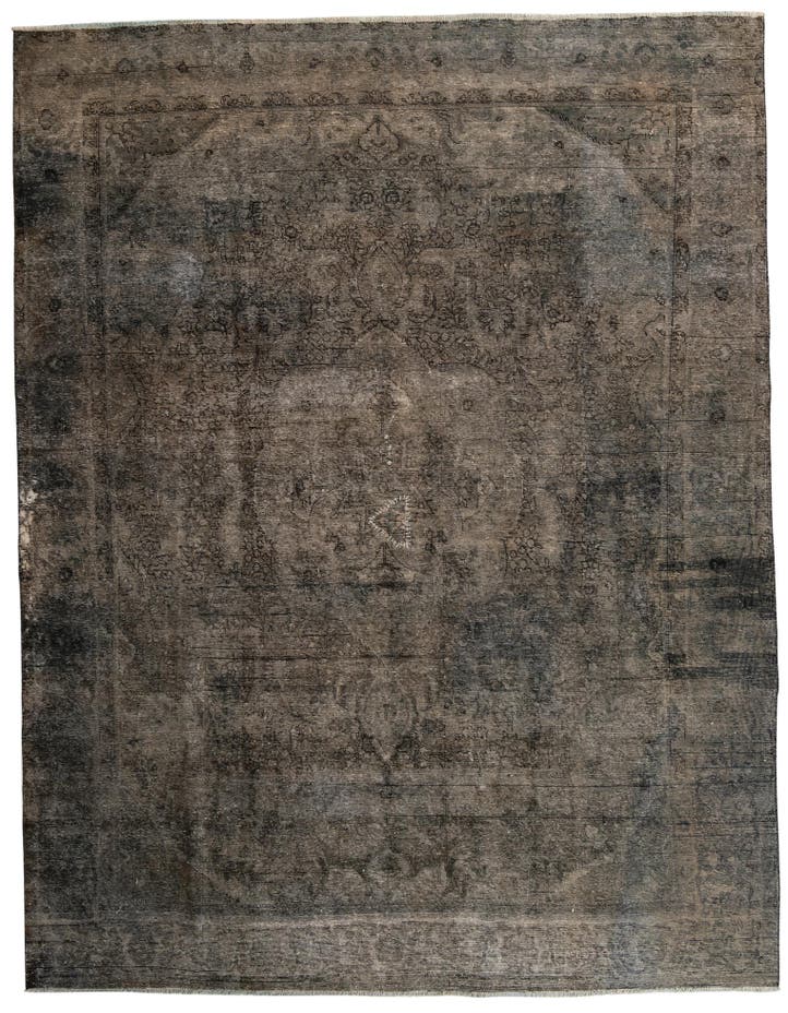  9' 7 x 12' 10  Hand Knotted Ultra Vintage Persian W...