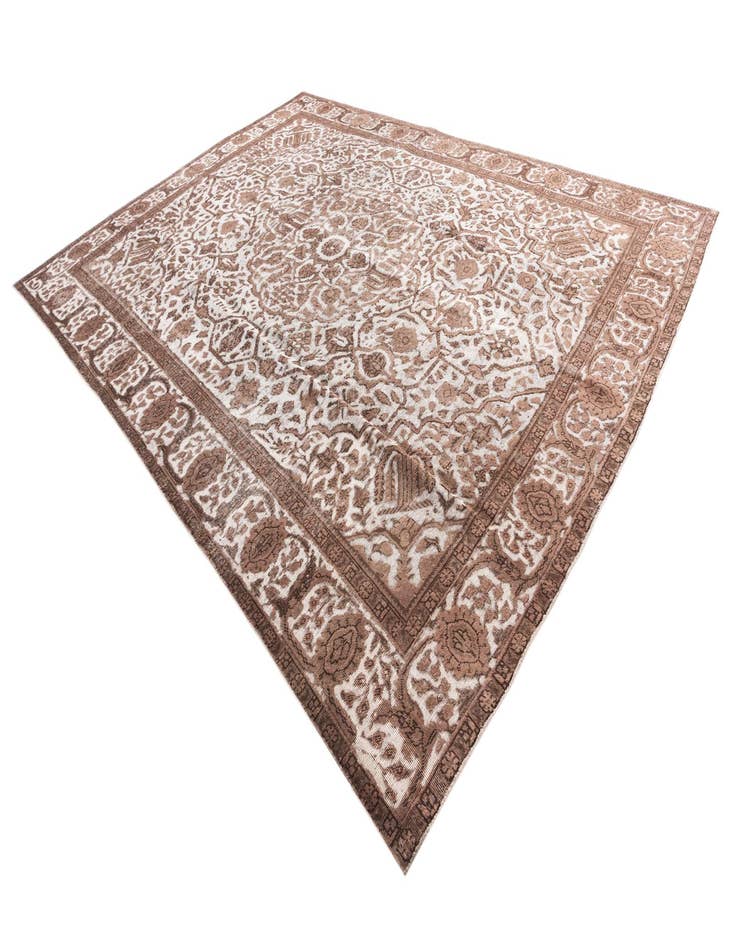 Detail image of  9' 4 x 12' 9  Hand Knotted Ultra Vintage Persian Wool Rug