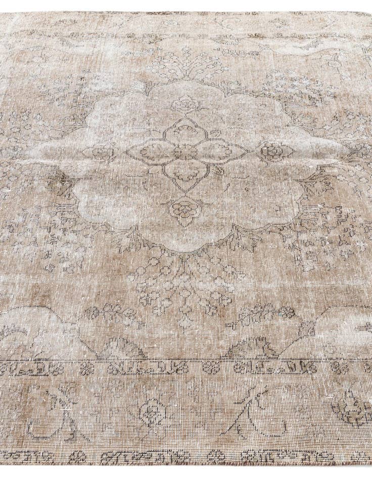 Detail image of  6' 8 x 9' 4  Hand Knotted Ultra Vintage Persian Wool Rug