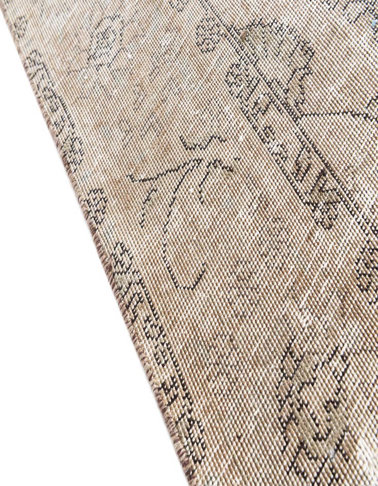 Detail image of  6' 8 x 9' 4  Hand Knotted Ultra Vintage Persian Wool Rug