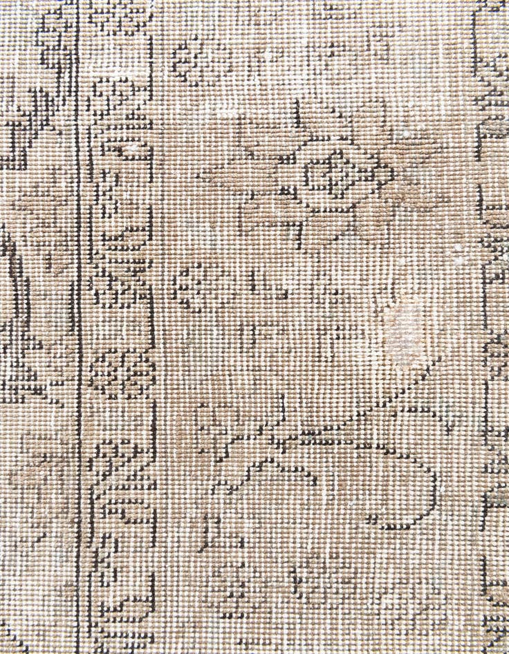 Detail image of  6' 8 x 9' 4  Hand Knotted Ultra Vintage Persian Wool Rug