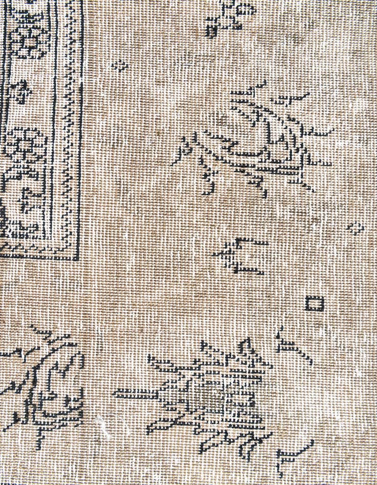 Detail image of  9' 3 x 12' 4  Hand Knotted Ultra Vintage Persian Wool Rug