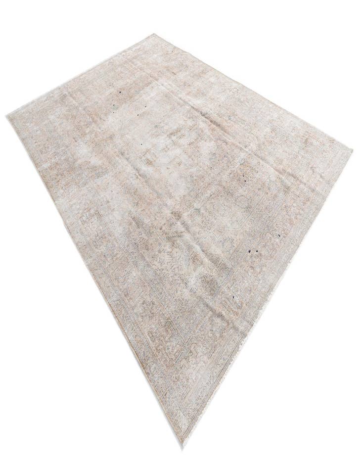 Detail image of  9' 4 x 12' 10  Hand Knotted Ultra Vintage Persian Wool Rug