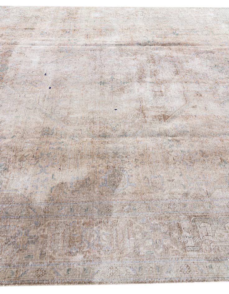 Detail image of  9' 4 x 12' 10  Hand Knotted Ultra Vintage Persian Wool Rug