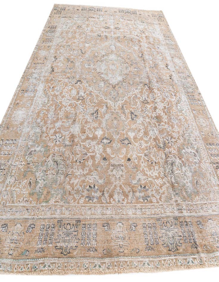 Detail image of  9' 7 x 12' 7  Hand Knotted Ultra Vintage Persian Wool Rug
