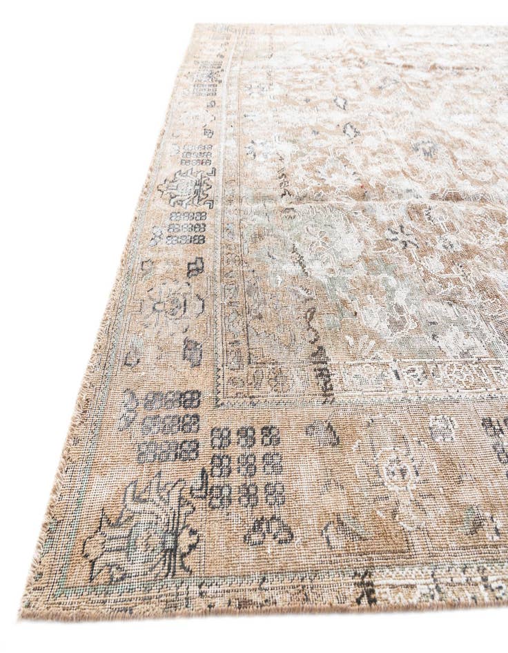Detail image of  9' 7 x 12' 7  Hand Knotted Ultra Vintage Persian Wool Rug