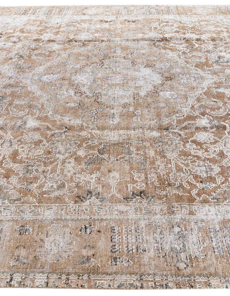 Detail image of  9' 7 x 12' 7  Hand Knotted Ultra Vintage Persian Wool Rug