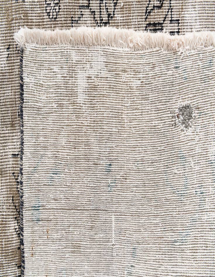 Detail image of  8' 10 x 11'  Hand Knotted Ultra Vintage Persian Wool Rug
