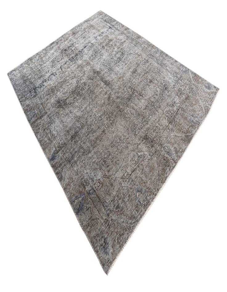 Detail image of  6' 1 x 7' 7  Hand Knotted Ultra Vintage Persian Wool Rug