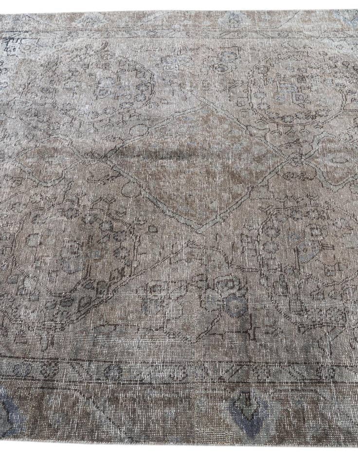 Detail image of  6' 1 x 7' 7  Hand Knotted Ultra Vintage Persian Wool Rug