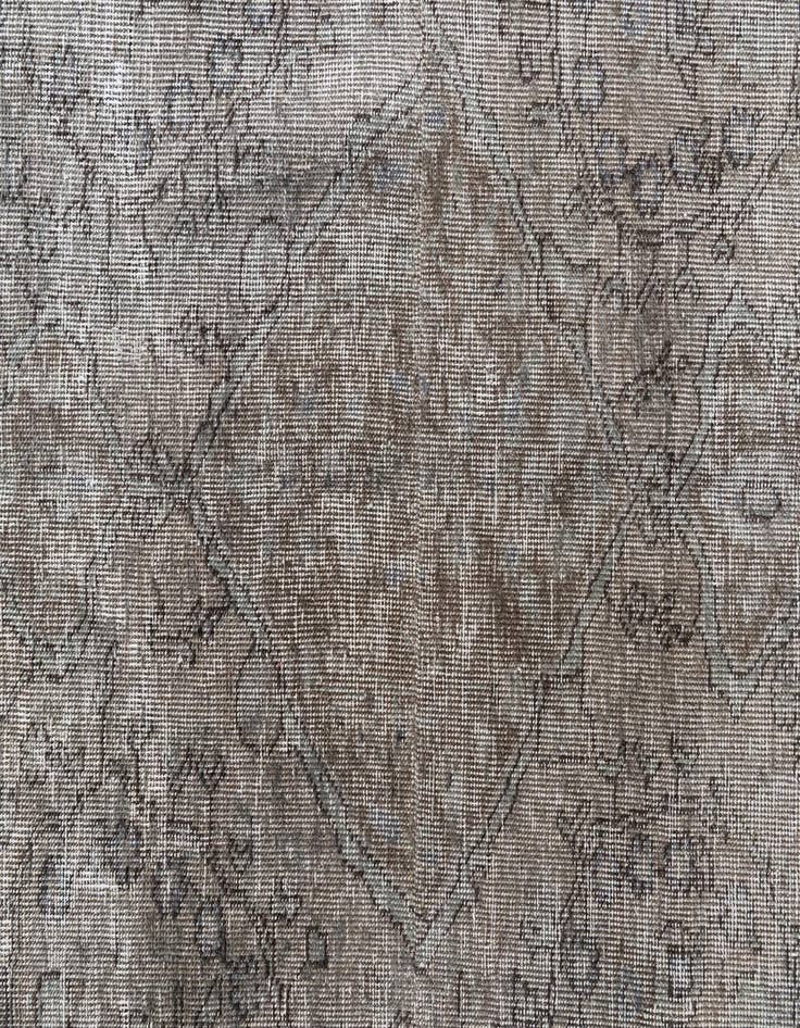 Detail image of  6' 1 x 7' 7  Hand Knotted Ultra Vintage Persian Wool Rug