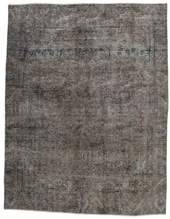  6' 1 x 7' 7  Hand Knotted Ultra Vintage Persian W...