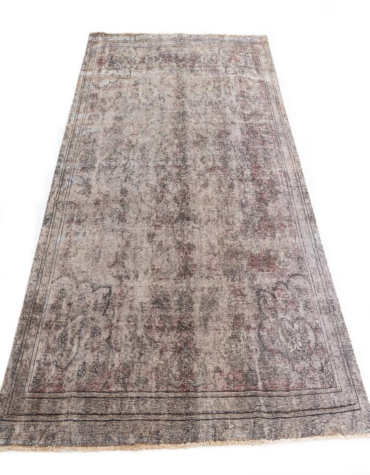 Detail image of  7' 7 x 9' 6  Hand Knotted Ultra Vintage Persian Wool Rug