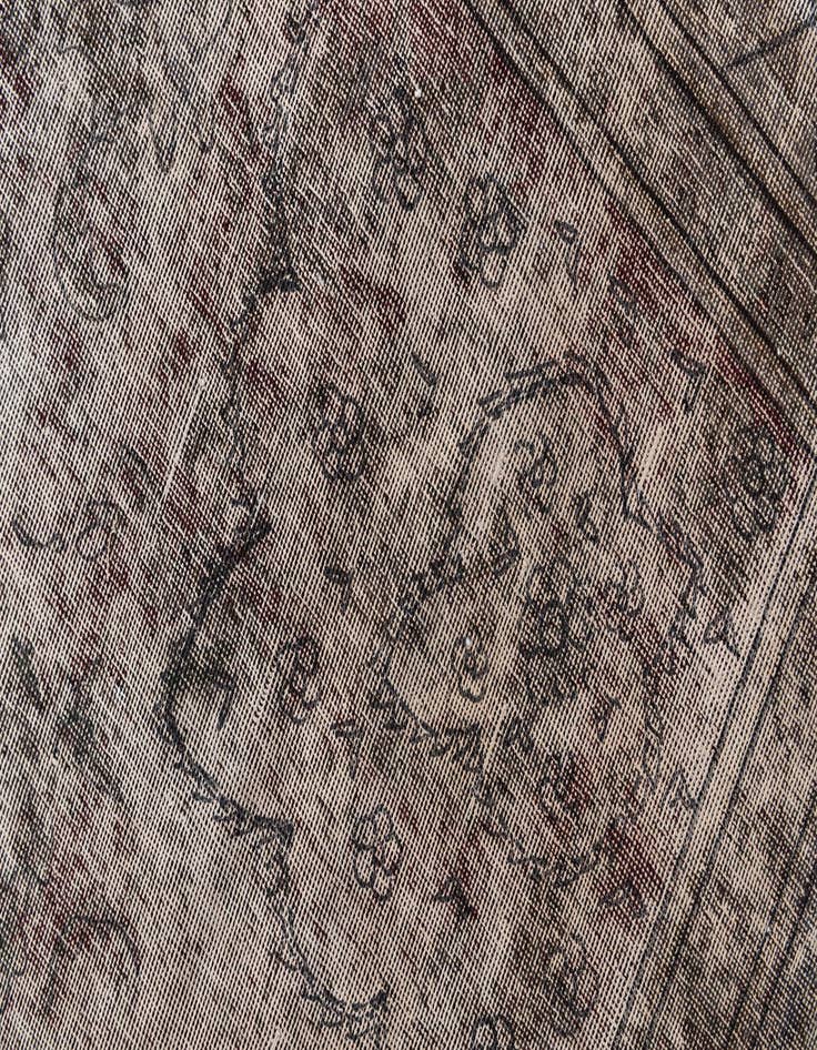Detail image of  7' 7 x 9' 6  Hand Knotted Ultra Vintage Persian Wool Rug