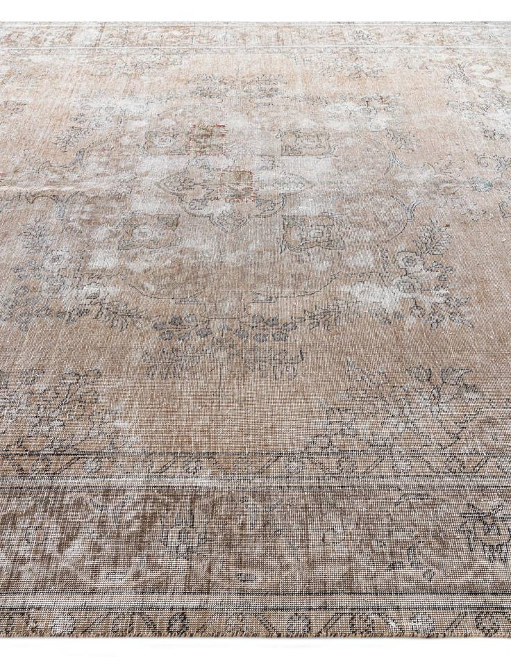 Detail image of  9' 4 x 12' 8  Hand Knotted Ultra Vintage Persian Wool Rug