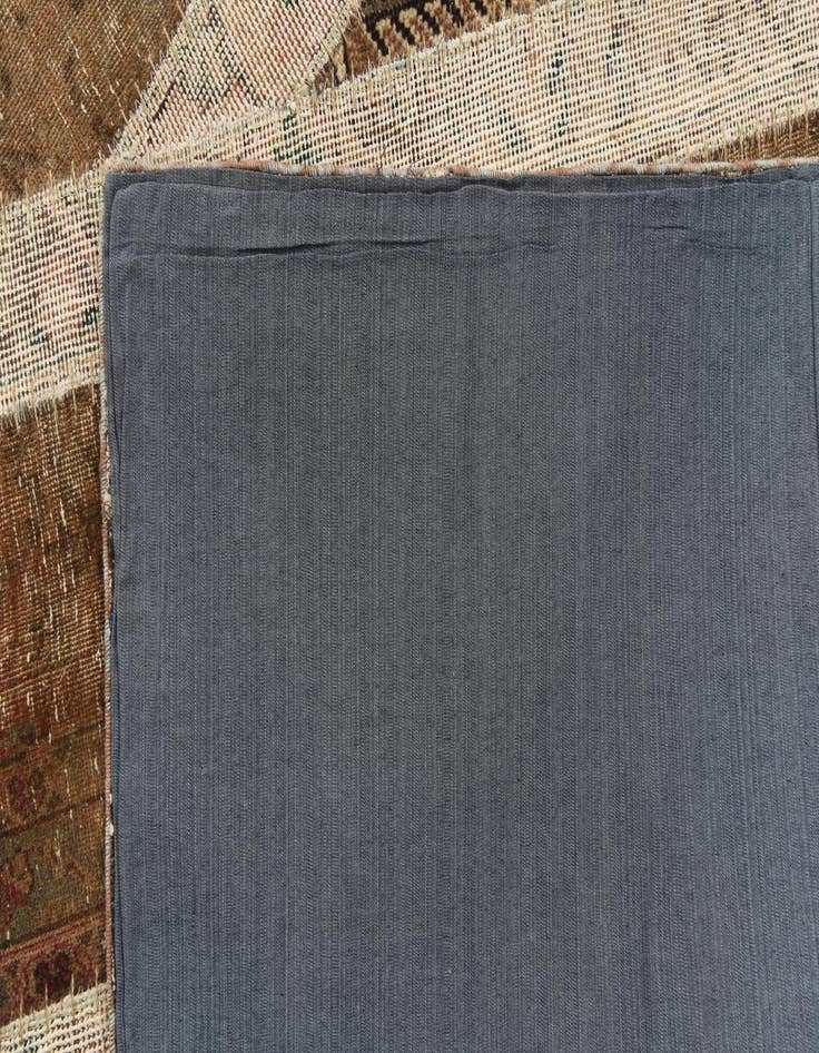 Detail image of  6' 7 x 9' 9  Hand Knotted Ultra Vintage Persian Wool Rug