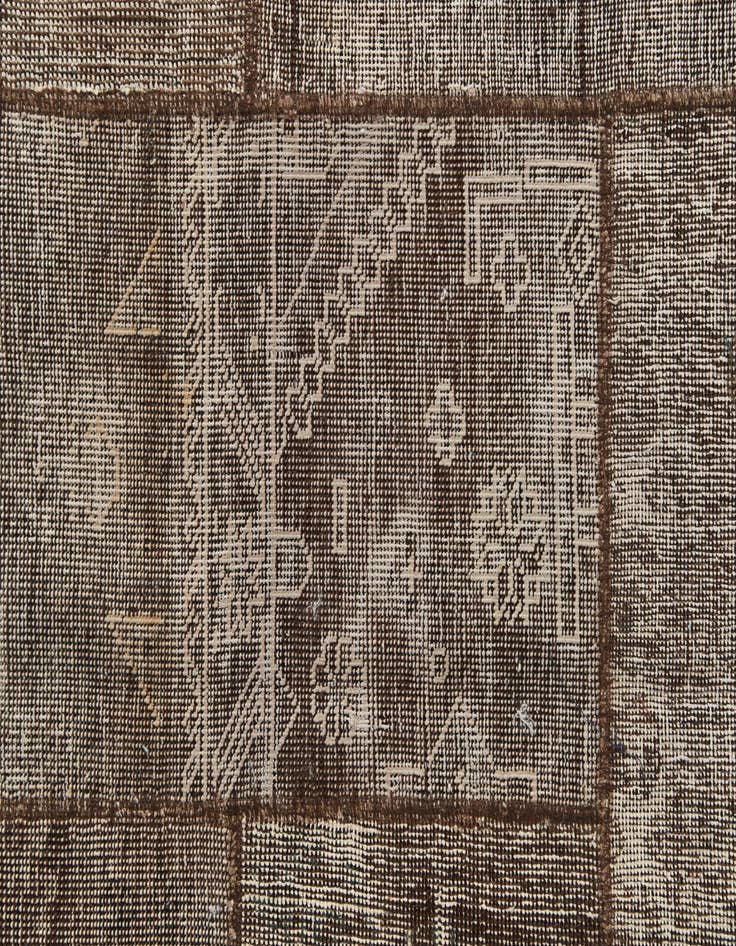 Detail image of  8' 4 x 10'  Hand Knotted Ultra Vintage Persian Wool Rug