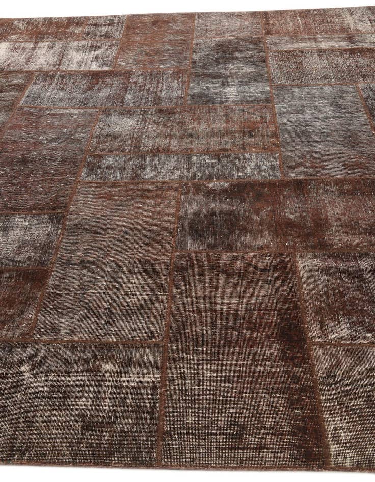 Detail image of  8' 7 x 10' 3  Hand Knotted Ultra Vintage Persian Wool Rug