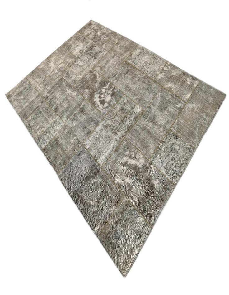 Detail image of  5' 8 x 8' 5  Hand Knotted Ultra Vintage Persian Wool Rug