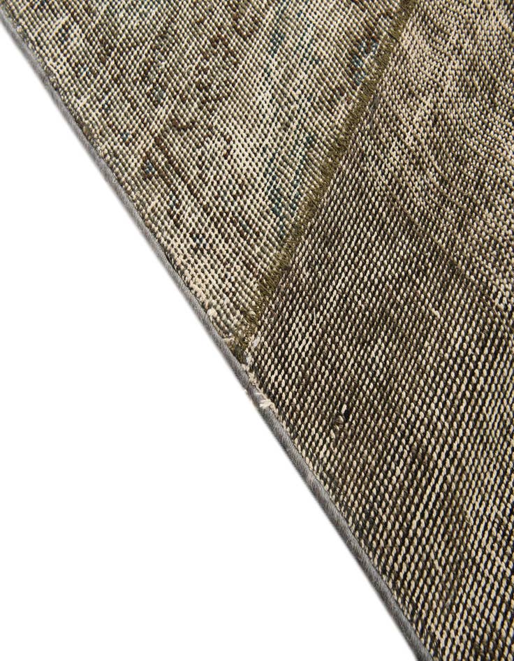 Detail image of  5' 8 x 8' 5  Hand Knotted Ultra Vintage Persian Wool Rug