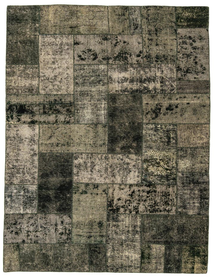  6' 10 x 10' 8  Hand Knotted Ultra Vintage Persian W...