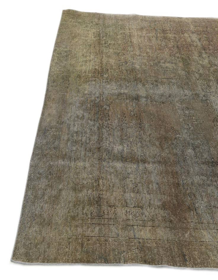 Detail image of  8' 1 x 11' 9  Hand Knotted Ultra Vintage Persian Wool Rug