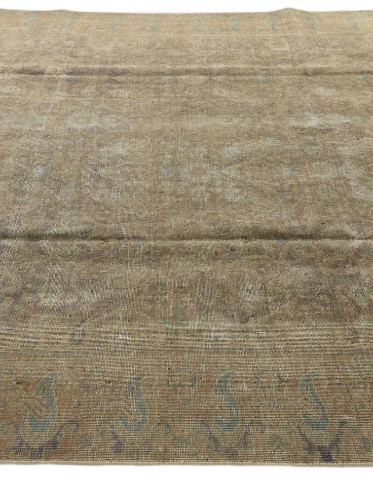 Detail image of  9' 7 x 12' 2  Hand Knotted Ultra Vintage Persian Wool Rug