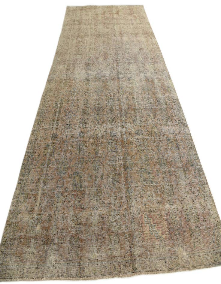 Detail image of  7' 5 x 13' 5  Hand Knotted Ultra Vintage Persian Wool Rug